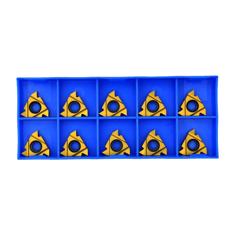 CDBP 16ER AG60/16IR AG60 Standard Laydown Threading Insert, External Partial Profile 60 Degree Thread, 10 PCS - Image 5